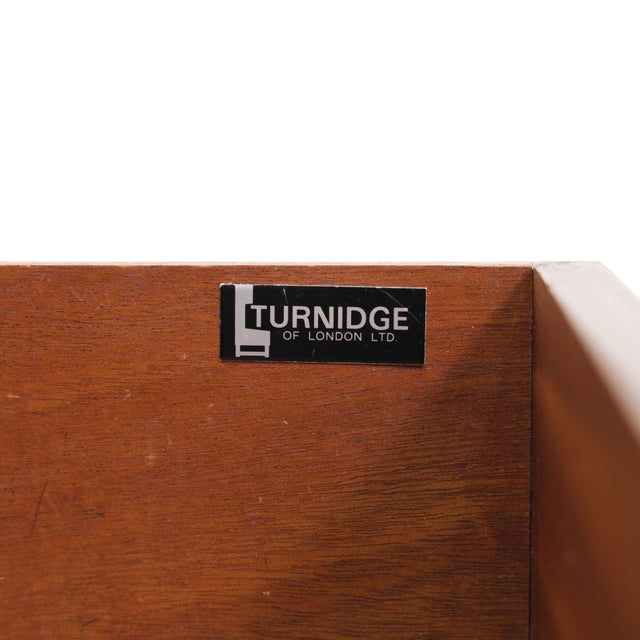Brown Mid Century Teak China Display Cabinet by Turnidge of London For Sale - Image 8 of 10