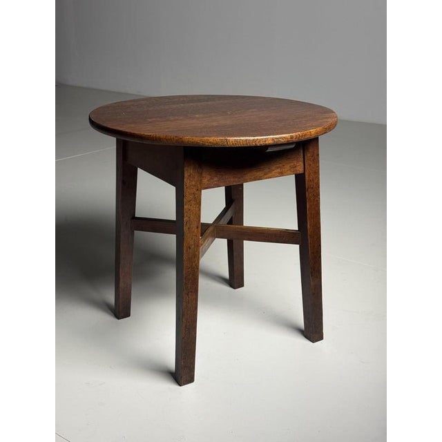 English Side Table in Oak, 1900 For Sale - Image 13 of 15