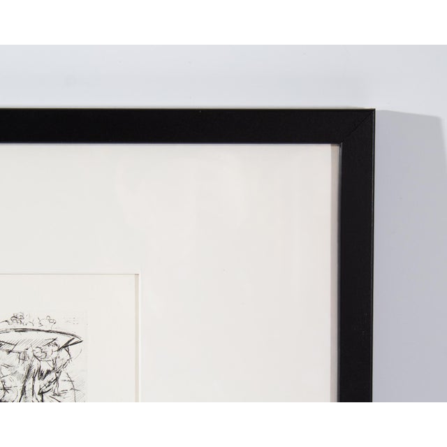 “Woodstock Pastoral” Etching by Jack Levine For Sale In Indianapolis - Image 6 of 7