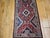 Red Vintage Persian Shiraz Tribal Runner Rug, Hand-Knotted Wool, Geometric Medallion Pattern, Red & Blue, 3x10 For Sale - Image 8 of 15