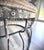 Rustic Transitional Reclaimed Wood & Distressed Wrought Iron Coffee & Side Tables Trio For Sale - Image 3 of 13