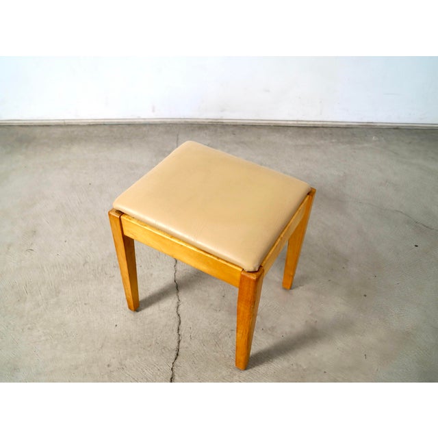 1950s 1950’s Mid-Century Modern Birch Piano Stool For Sale - Image 5 of 12