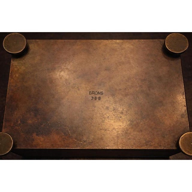 Swedish Art Deco Bronze Box with Cedar Interior, 1930 For Sale - Image 10 of 11