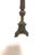 Antique 19 Century Tall Gothic-Style / Religious French Altar Candlestick For Sale - Image 10 of 12