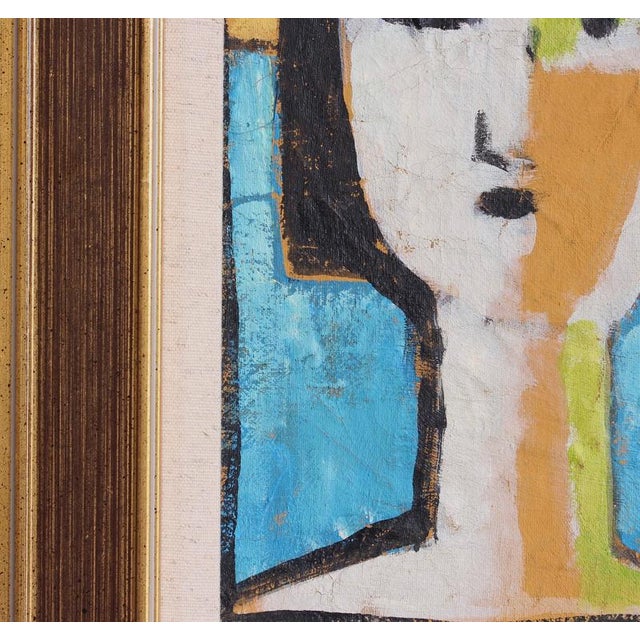 Florentine School Artist, Prisms of Identity: A Portrait Series V, 1980s-1990s, Acrylic on Canvas, Framed For Sale - Image 7 of 12