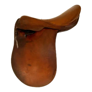 1930s Equestrian Argentinian Leather Polo Horse Saddle