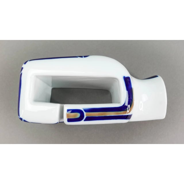 Mid 20th Century Sargadelos Spain Vintage Porcelain Modernist Hand Sculpture For Sale - Image 5 of 9