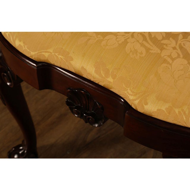 Kindel Winterthur Collection Set of Four Carved Dining Chairs For Sale - Image 13 of 18