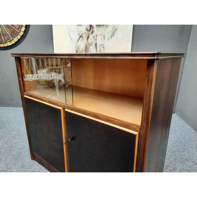Wood Mid-Century Bar Cabinet, 1950s For Sale - Image 7 of 12