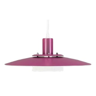 Vintage Danish Purple Pendant Lamp, 1970s For Sale