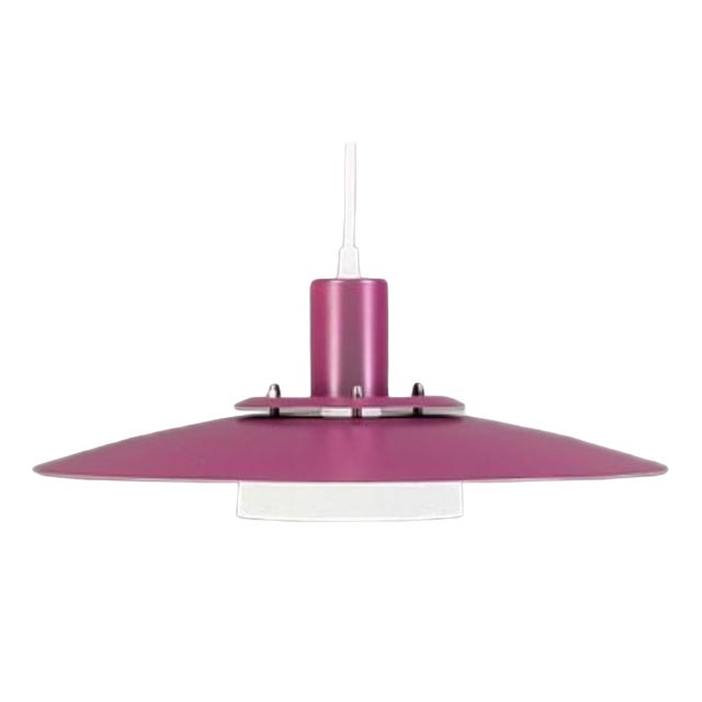 Vintage Danish Purple Pendant Lamp, 1970s For Sale