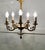 Rococo Style Gilded Brass 5-Branch Chandelier, 1910s For Sale - Image 6 of 9