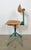Industrial Dark Green Workshop Chair, 1950s For Sale - Image 9 of 18