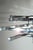Late 20th Century Vintage Abstract Italian Glass & Chrome Chandelier For Sale - Image 5 of 10