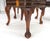 Brown Brown Leather Chesterfield Backs & Seat Carved Walnut Armchairs Fireside Chairs For Sale - Image 8 of 13