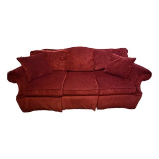 Ethan Allen Marris Camelback Sofa From 2004 For Sale