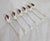 Metal Art Deco Sterling Silver Dessert Fruit Spoons, Sheffield, 1938 For Sale - Image 7 of 18