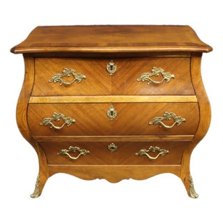 Late 20th Century Baker French Bombay Style Nightstand For Sale