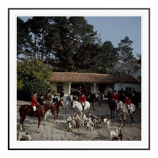 Pebble Beach Hunt 1976 by Slim Aarons Framed C-Print For Sale