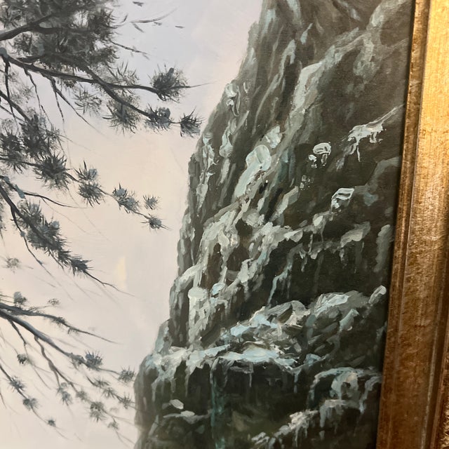 1980s Oil on Canvas Painting by A. Degrazio Copy of "The Romney Expedition" Depicting Major General Thomas J. "Stonewall" Jackson For Sale - Image 5 of 12
