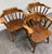 VTG Sprague & Carleton Colonial Revival Solid Maple Barrel Back Captain Chairs For Sale - Image 12 of 15