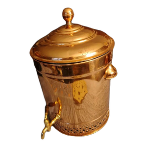 Antique Late 19th Century Copper Water Cooler