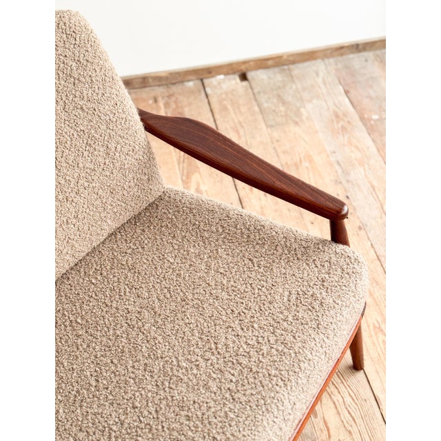 Mid-Century Modern 400 Series Sofa in Teak with Wickerwork Backrest by Hartmut Lohmeyer for Wilkhahn, Germany, 1950s For Sale - Image 9 of 18