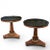 1950s 1950s Pair of Biedermeier Style Marble Top Giltwood Round Italian Tables For Sale - Image 5 of 6