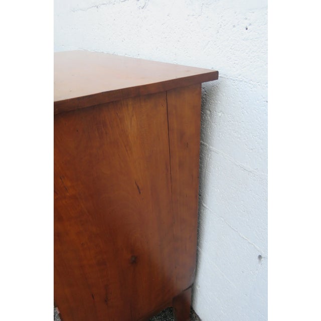 1800s Solid Wood Chest of Drawers With Glass Handles For Sale - Image 12 of 12