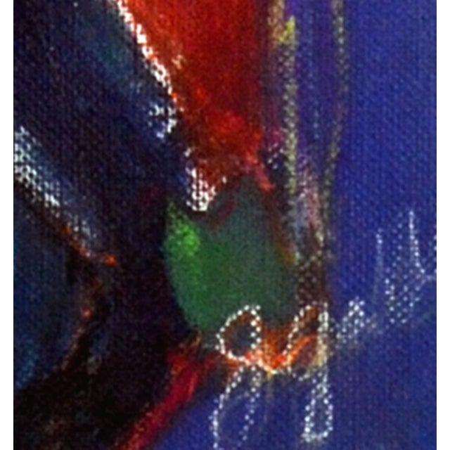 Paper Man With Moon - Figurative Abstract by J Gold For Sale - Image 7 of 7