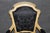 1900 - 1909 Pair Napoleonic Painted and Carved Armchairs For Sale - Image 5 of 8