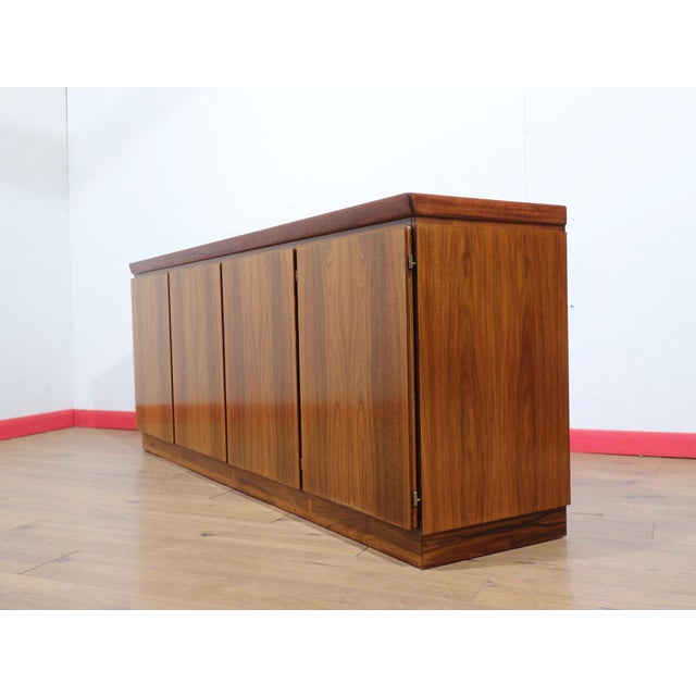 Mid Century Modern Vintage Rosewood Danish Credenza Sideboard by Skovby Danish Style For Sale - Image 4 of 14