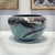 Hand-thrown studio ceramic ikebana bowl by Palo Alto artist Joy Imai, designed with an integrated interior kenzan for...