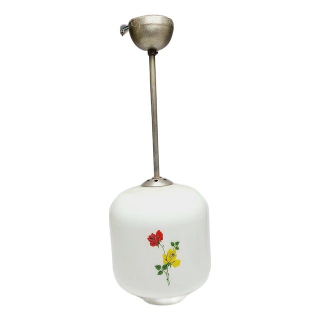 Art Deco Pendant Lamp, Poland, 1950s For Sale