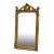 French Baroque Style Wall Mirror With Gold Details For Sale