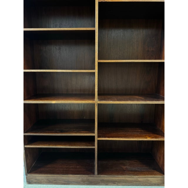 1970’s Danish Modern Carlo Jensen Rosewood Bookcase For Sale - Image 10 of 11