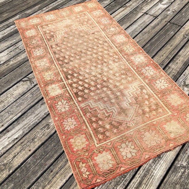 1940s 3x7 Vintage Anatolian Rug For Sale - Image 5 of 8