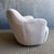 Not Yet Made - Made To Order Mid Century Style Swivel Chair in a Plush Teddy Fabric For Sale - Image 5 of 10