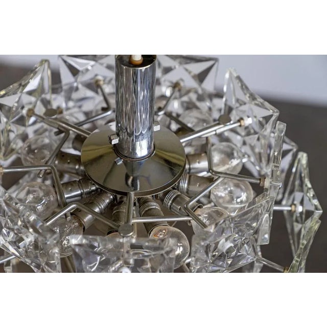Mid-Century Crystal Chandelier by Kinkeldey, Germany, 1960s For Sale - Image 6 of 13