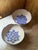 1980s Hand-Thrown Ceramic Bowls with Scalloped Rim and Hydrangea Motif, 1980s, Set of 2 For Sale - Image 5 of 16