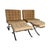 Bauhaus 1970s Knoll Tugendhat Chairs With Ottomans - 4 Pieces For Sale - Image 3 of 12