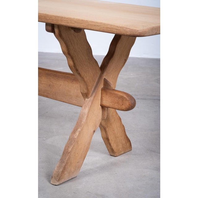 Oak Coffee Table by Henning Kjærnulf, Denmark, 1960s For Sale - Image 4 of 9