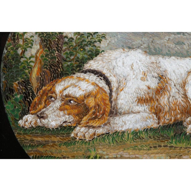 Micromosaic and Gold Paperweight in the style of G. Barberi. Early 19th Century For Sale - Image 6 of 13