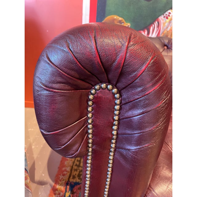 1980s 1980s Exceptional English Chesterfield Sofa For Sale - Image 5 of 10