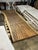 Contemporary Live Edge Single-Slab Monkeypod Conference Table, 117 in Long, 46 in Wide For Sale - Image 3 of 4