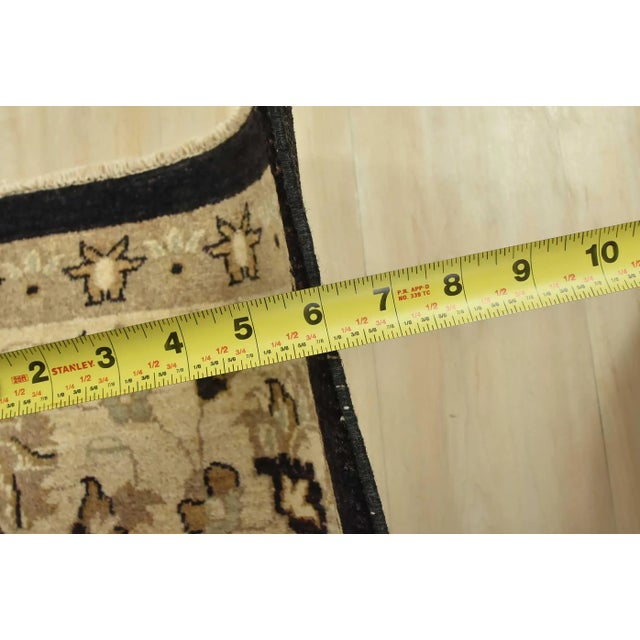 Ziegler Rug 9’1” X 11’9” Black Wool Traditional Hand-Knotted Carpet For Sale - Image 12 of 14