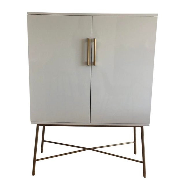 Cb2 Charlene Wine Cabinet Chairish