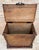 Brown Antique Solid Wood Chest with Turned Columns, 1920s For Sale - Image 8 of 12