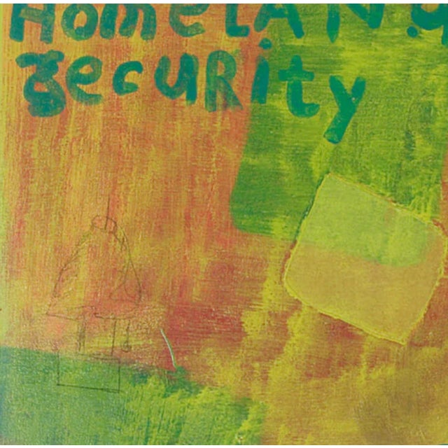Homeland Security by Patricia Zinsmeister Parker (1934 - 2024) Mixed Media on Canvas, 2005, 64" x 64" Patricia Zinsmeister...