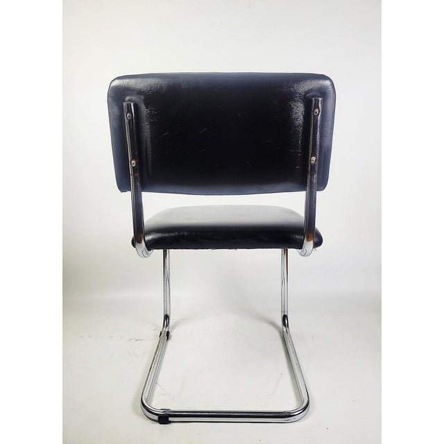 1980s Vintage Metal Side Chairs, 1980s, Set of 2 For Sale - Image 5 of 6